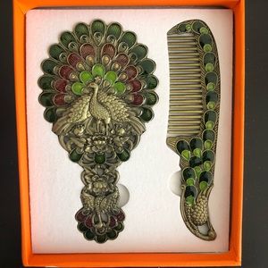 Vintage Mirror and Comb